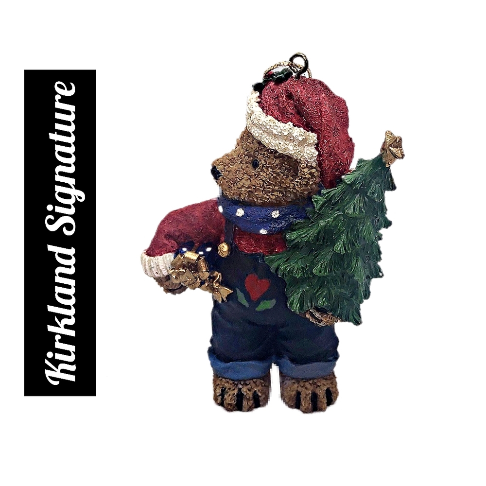 Kirkland ~ Teddy Santa w/Tree Ornament